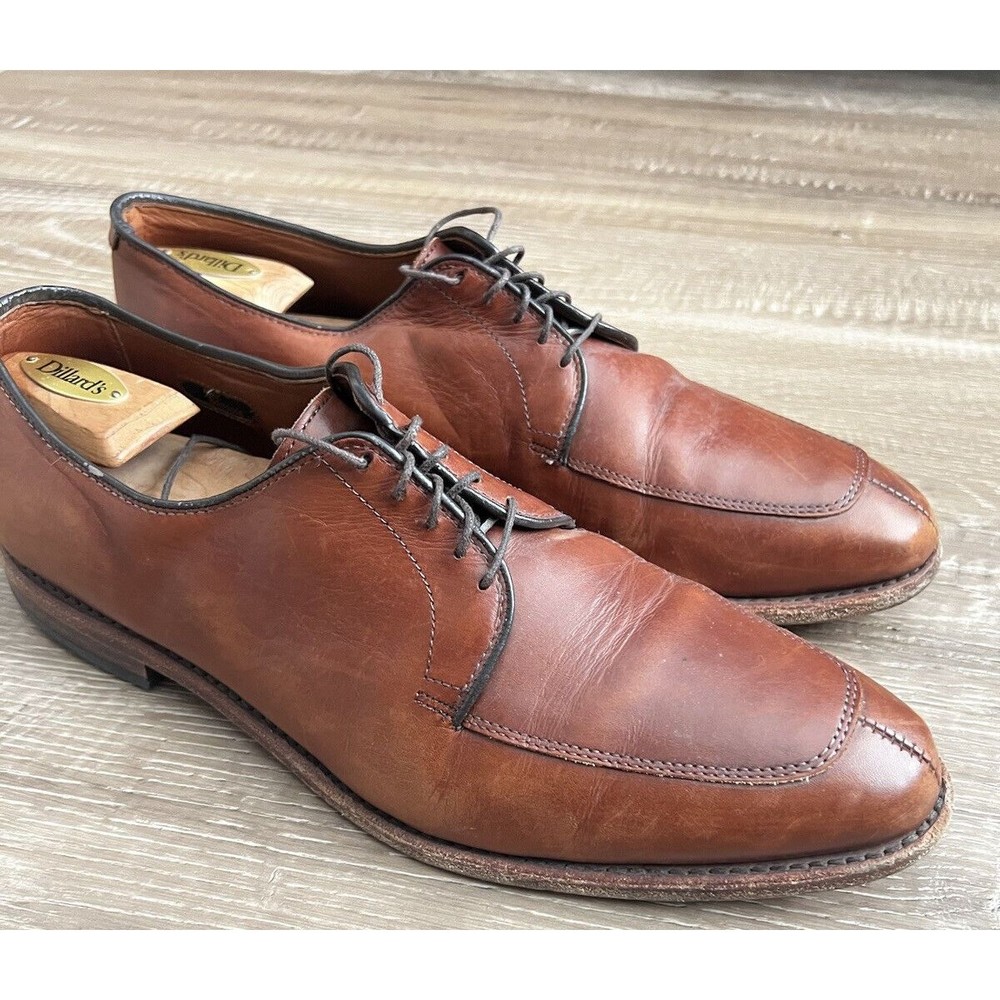 Allen Edmonds Delray Blucher Dress Shoe Walnut Brown 395 Retail Size Mens 12 C